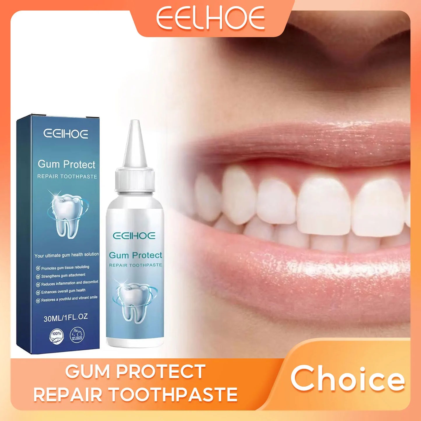 Gingival Repair Toothpaste Oral Cleaning Teeth Whitening Remove Plaque Stain Gum Therapy Oral Hygiene Gum Care Toothpaste