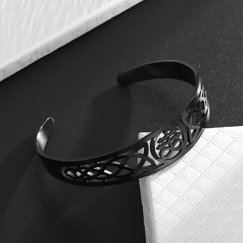 Exquisite Charm Fashionable Healing Energy Magnetic Bracelets for Men Adjustable Cuff Bracelets Discharge Gifts for Patients