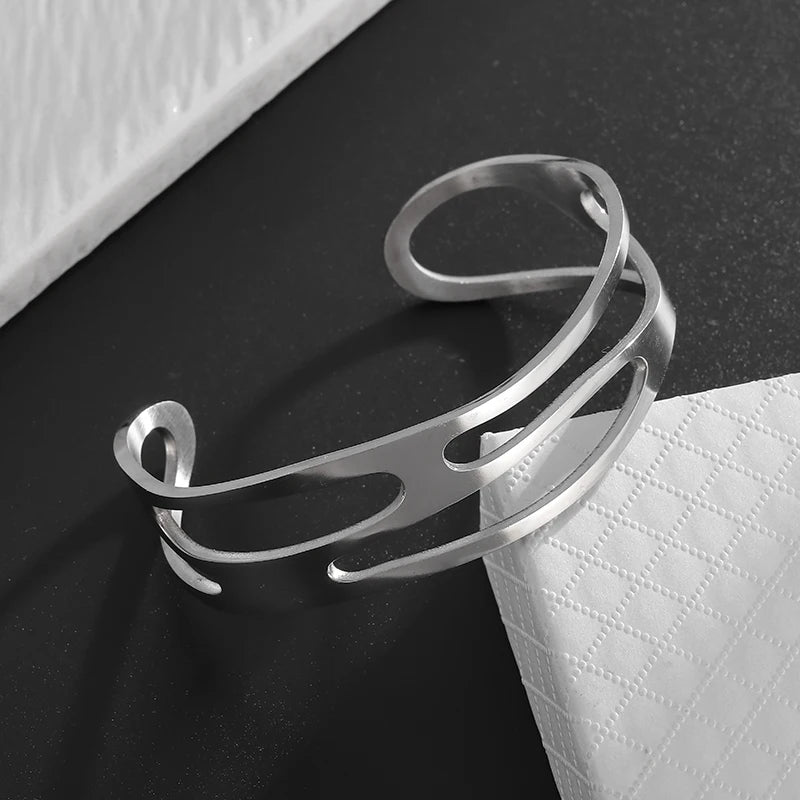 Exquisite Charm Fashionable Healing Energy Magnetic Bracelets for Men Adjustable Cuff Bracelets Discharge Gifts for Patients