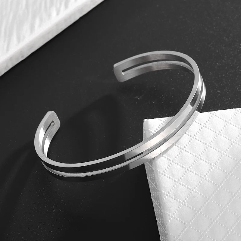 Exquisite Charm Fashionable Healing Energy Magnetic Bracelets for Men Adjustable Cuff Bracelets Discharge Gifts for Patients