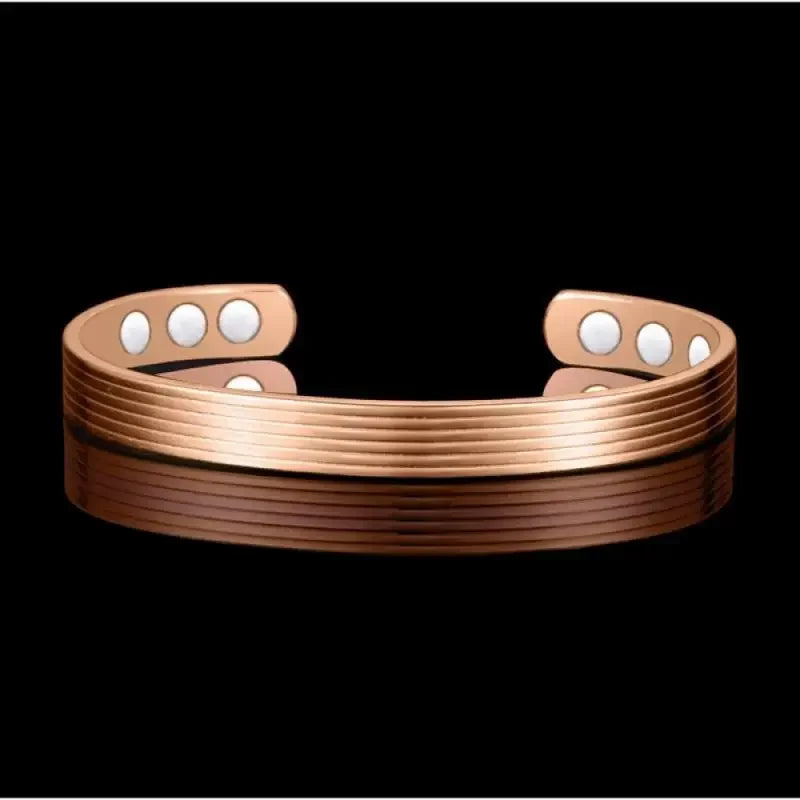 Exquisite Charm Fashionable Healing Energy Magnetic Bracelets for Men Adjustable Cuff Bracelets Discharge Gifts for Patients