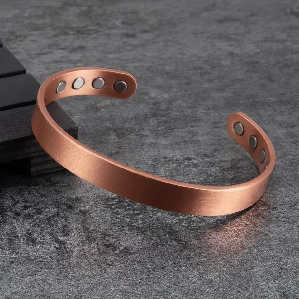 Exquisite Charm Fashionable Healing Energy Magnetic Bracelets for Men Adjustable Cuff Bracelets Discharge Gifts for Patients