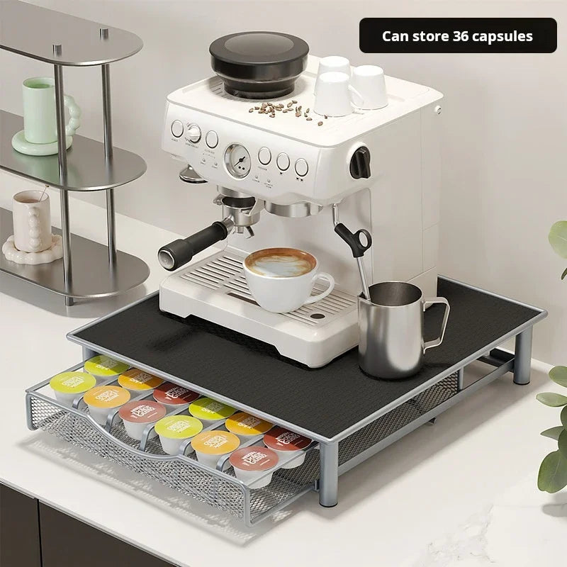 Drawer Style for Dolce Gusto Capsule Metal Storage Box Coffee Storage Rack