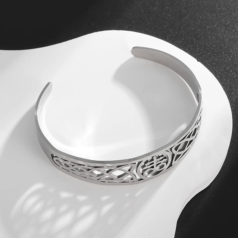 Exquisite Charm Fashionable Healing Energy Magnetic Bracelets for Men Adjustable Cuff Bracelets Discharge Gifts for Patients