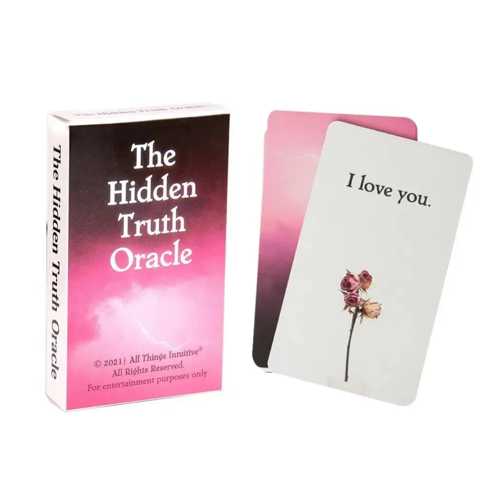 The Hidden Truth Independent Oracle Cards Multiplayer Party Fortune Telling Board Game Prophecy Tarot Deck with E-Guide Book