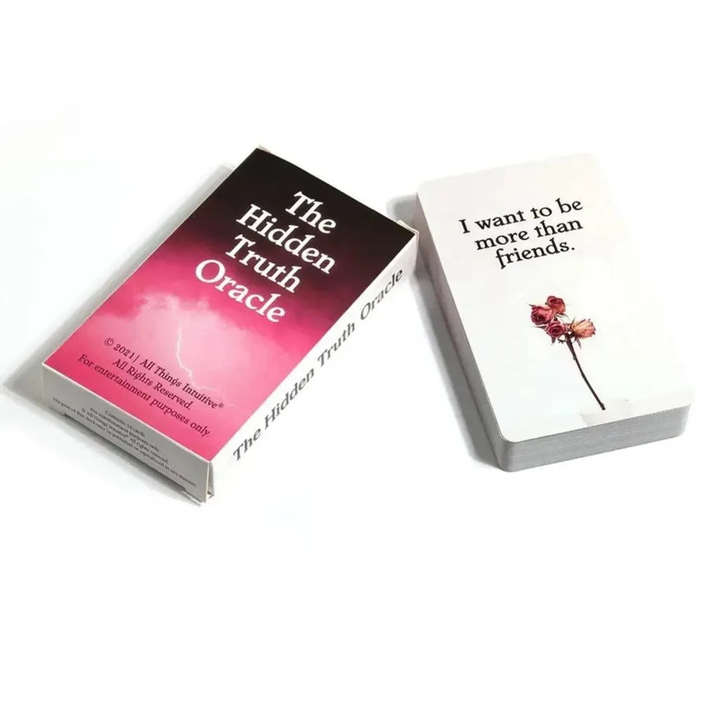The Hidden Truth Independent Oracle Cards Multiplayer Party Fortune Telling Board Game Prophecy Tarot Deck with E-Guide Book