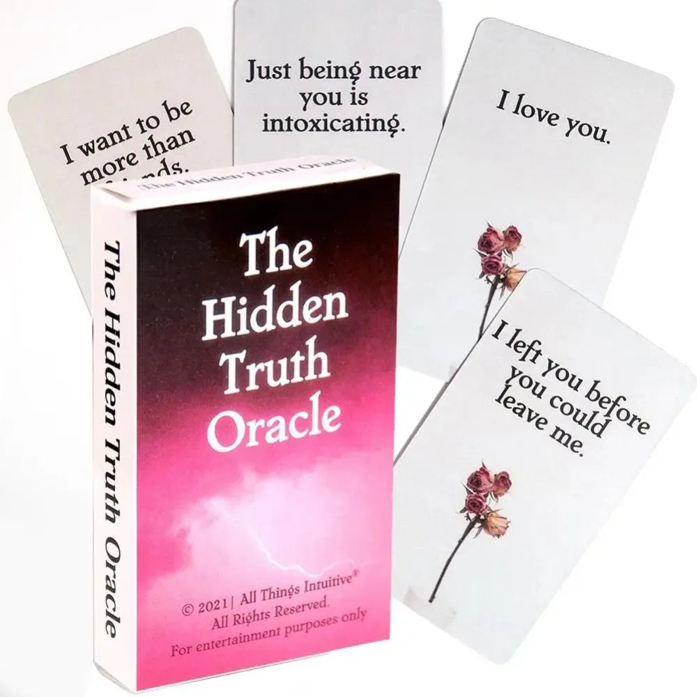 The Hidden Truth Independent Oracle Cards Multiplayer Party Fortune Telling Board Game Prophecy Tarot Deck with E-Guide Book