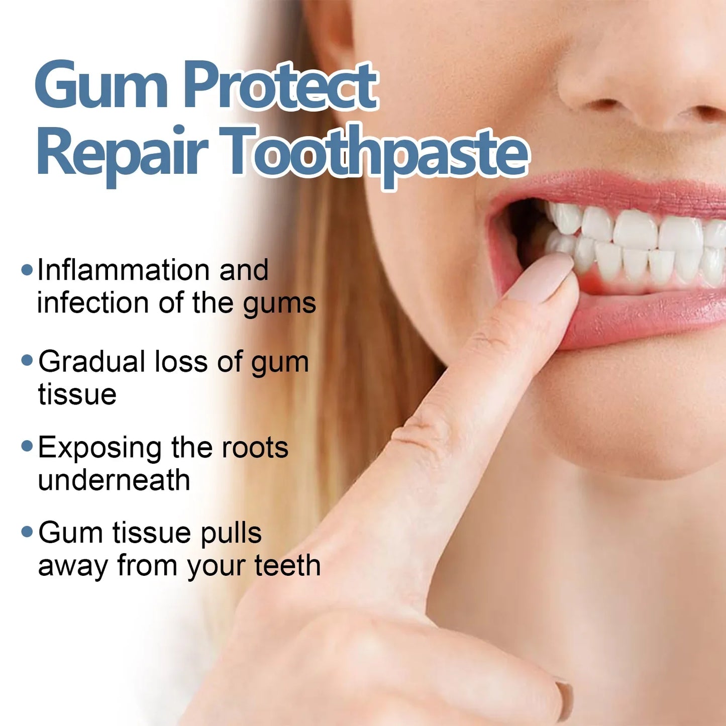 Gingival Repair Toothpaste Oral Cleaning Teeth Whitening Remove Plaque Stain Gum Therapy Oral Hygiene Gum Care Toothpaste