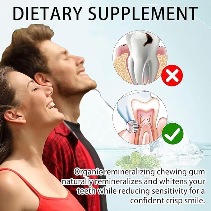 <4Boxes/72 Pcs> Remineralizing Gum, Underbrush Remineralizing Chewing Gum, Organic Mastic Mint Sugar-Sugar-Free, for Whiten Teeth Health, Chewing Gum to Keeps Your Mouth Fresh (4Pc Green)