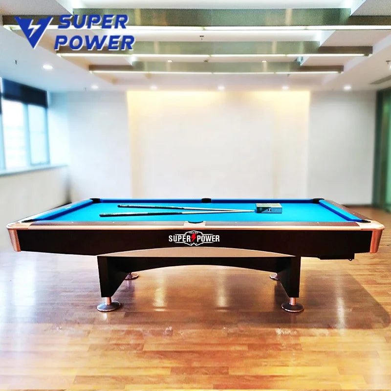 Factory Price Tournament Bar Stone Slate 9 Ball 7Ft 8Ft 9Ft Billiards Pool Table with Ball Return System