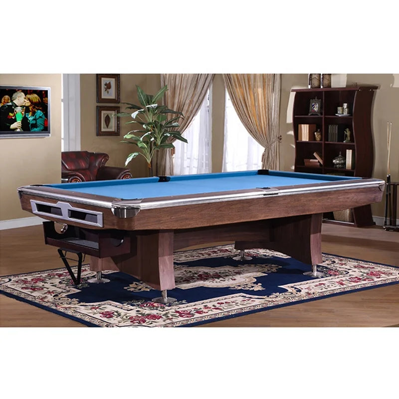 Factory Price Tournament Bar Stone Slate 9 Ball 7Ft 8Ft 9Ft Billiards Pool Table with Ball Return System