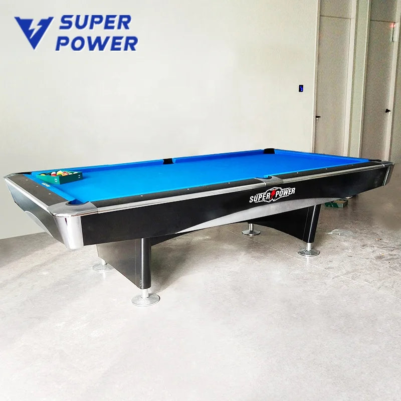 Factory Price Tournament Bar Stone Slate 9 Ball 7Ft 8Ft 9Ft Billiards Pool Table with Ball Return System