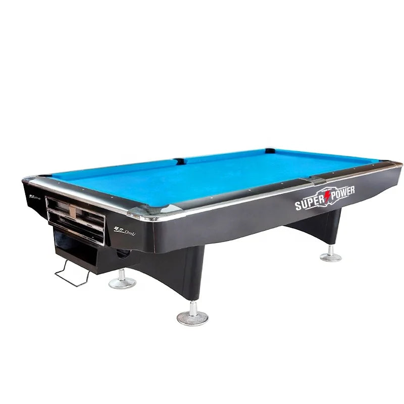 Factory Price Tournament Bar Stone Slate 9 Ball 7Ft 8Ft 9Ft Billiards Pool Table with Ball Return System